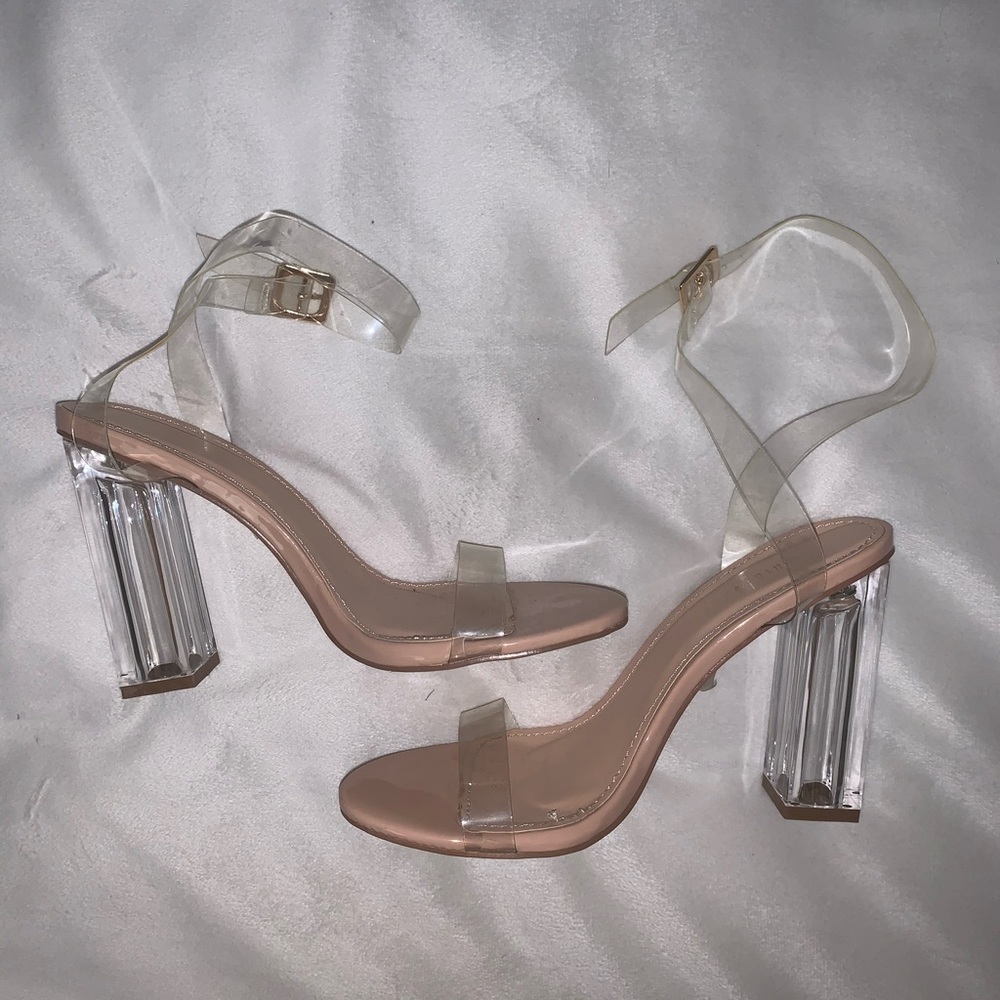 Clear heels